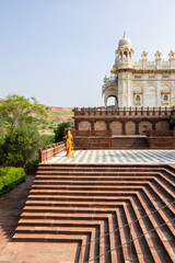 Fototapeta na wymiar Jaswant Thada temple. Jodhpur, Rajasthan (India).