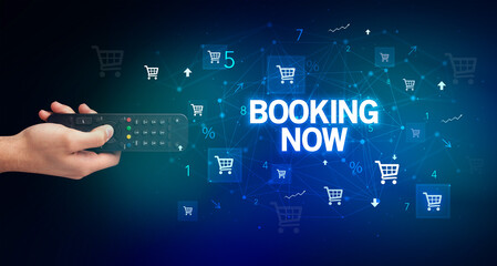 male hand holding wireless peripheral