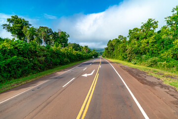 Highway in the nature of South America