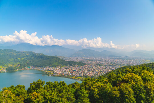 Pokhara cityscape