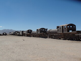 Uyuni Train Graveyard, Bolivia