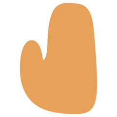 Christmas Elegant PNG isolated clipart. Boho kids design poster.Doodled drawing in scandinavian style.