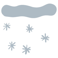 Christmas Elegant PNG isolated clipart. Boho kids design poster.Doodled drawing in scandinavian style.