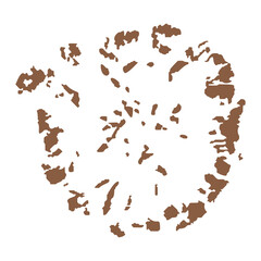 Christmas Elegant PNG isolated clipart. Boho kids design poster.Doodled drawing in scandinavian style.