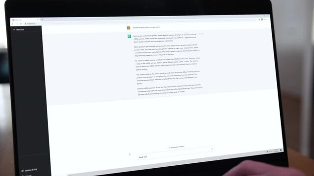 Artificial Intelligence Chat Bot Answering Question