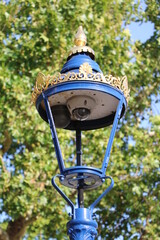 Historical street lamp in London, United Kingdom