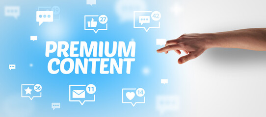 Close-Up Of Cropped Hand Pointing