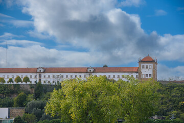 Architecture of the pretty city of Coimbra in the west of Portugal
