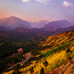 sunset in the mountains © Chris