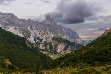 mountains panorama in the alps (Austria)