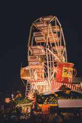 ferris wheel at night