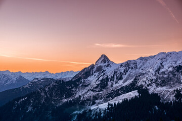 sunrise in the mountains (Austria)