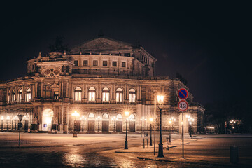 Obraz premium city at night