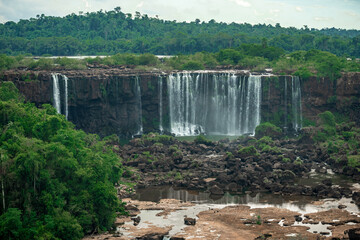 Magnificent views of the Iguazu Falls