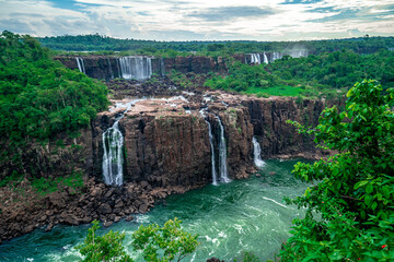 Magnificent views of the Iguazu Falls