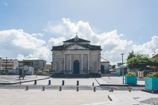 Catholic church of Saint Jean Baptiste in Le Moule, Guadeloupe