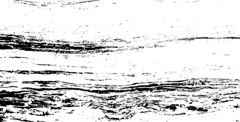 Monochrome texture composed of irregular graphic elements. Distressed uneven grunge background. Abstract vector illustration. Overlay for interesting effect and depth. Isolated on white background.