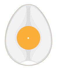 Unfertilized chicken egg (contain blastodisc).