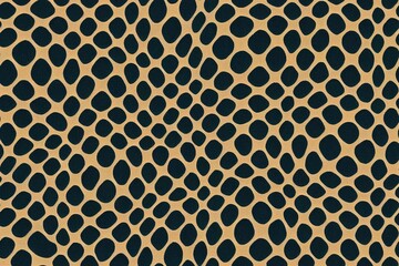 Indeterminate Forms The motif is a geometric shape set on a continuous backdrop. All-over print cloth swatch in a contemporary style. Generative AI