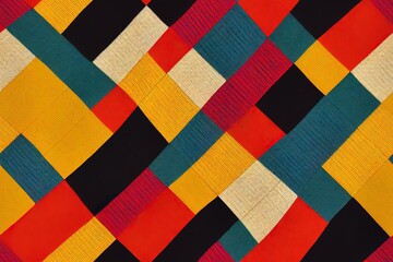 Fototapeta premium square plaid pattern. Generative AI