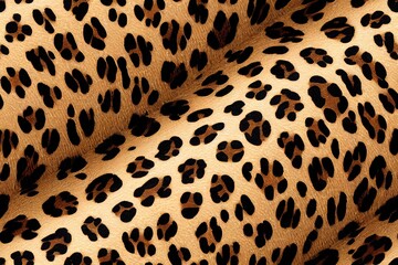 Fototapeta na wymiar Leopard skin pattern and a brown abstract texture serve as an animal backdrop. Generative AI