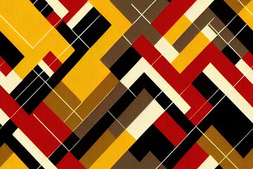 A pattern reminiscent to Burberry. The pattern is a tartan. Generative AI