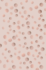 Vector background golden bokeh with soft light and pink cream color