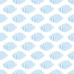 Seamless modern pattern. Graphic decorative background. Vector repeating texture for surface design.