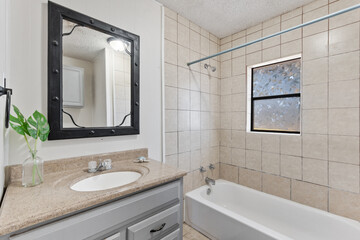 White home bathroom 