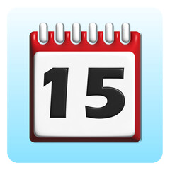 calendar vector icon. web design icon. calendar on the wall. Calendar 3D icon.icon