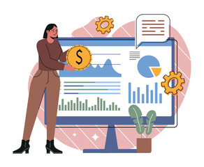 Manage finances concept