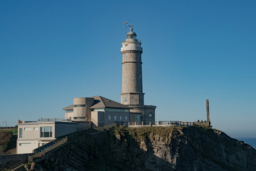 Cabo Mayor lighthose in Cantabria, Spain