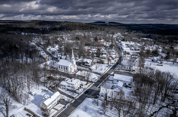 Winter in New England 
-Ashburnham, Massachusetts 
