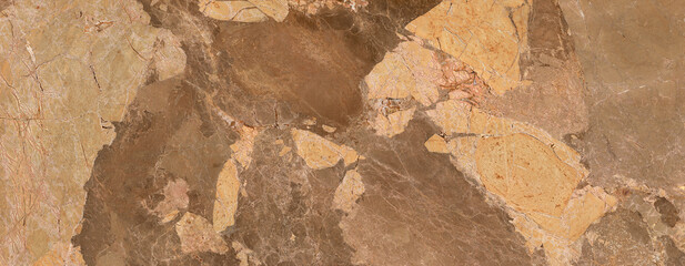 Brown terrazzo marble stone texture used for ceramic wall and floor tile