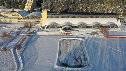 19.12.2022: Sports base "Labor reserves" for the training of Olympians - athletes participating in the summer and winter Olympic Games in Minsk. Architectural design of the sports complex.