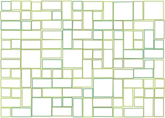 Obraz premium Offset Quads generative art background art illustration
