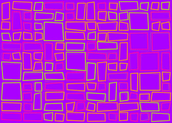 Offset Quads generative art background art illustration