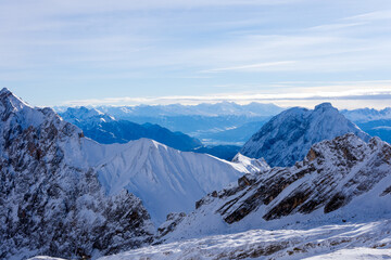 Fototapeta na wymiar Blick ins Alpenpanorama