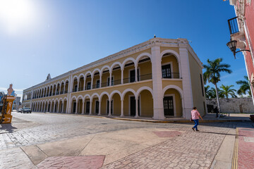Obraz premium Wonderful colorful streets of the historic city of Campeche.