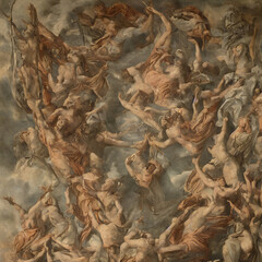 The God's Hands and the fallen humanity