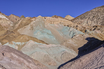Fototapeta na wymiar Death Valley National Park's Artist's Palette in the Afternoon