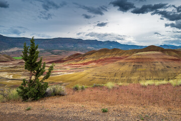 Painted hills near John Day Fossil Beds