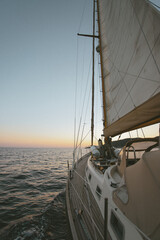 Sailing in the ocean