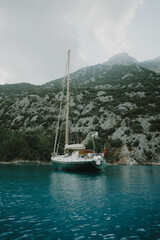 Sailing in the ocean