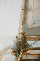 Sailing in the ocean