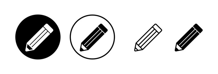 Pencil icon vector illustration. pen sign and symbol. edit icon vector