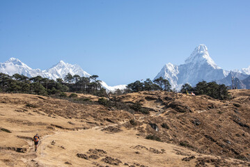 Ama Dablam rises above the Khumbu Valley, Everest region, Nepal