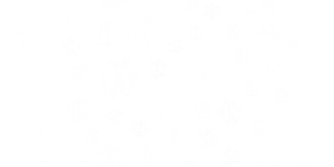 White snowflakes seamless pattern, white background. Flying snow. Winter abstract Christmas and new year backdrop. png.