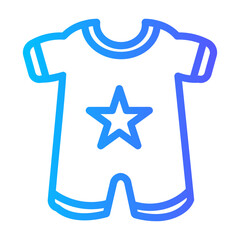 baby clothes icon
