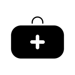first aid kit glyph icon